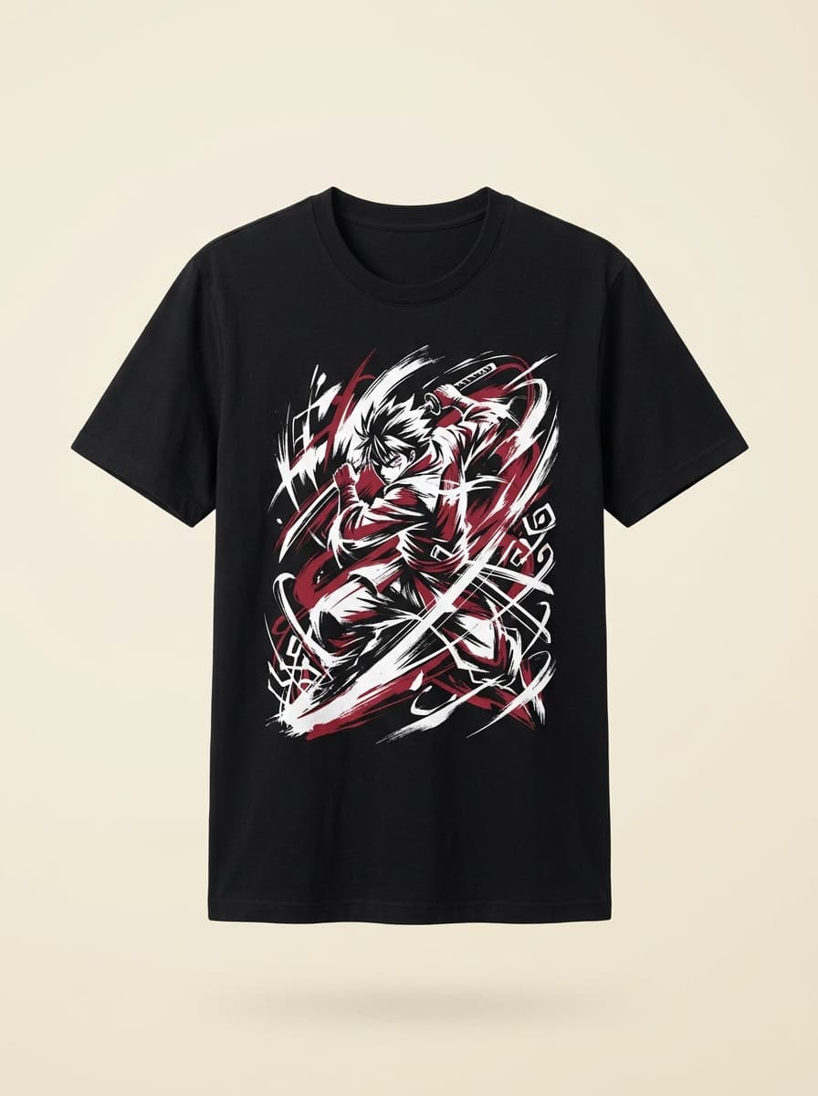 Printed Round Neck T-Shirts